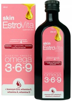 Suplement diety, Estrovita, Skin, Kwasy OMEGA 3-6-9 skóra, 250 ml - Estrovita