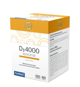 Suplement diety, ForMeds, Lipocaps, Suplemend diety D3 4000 - Formeds