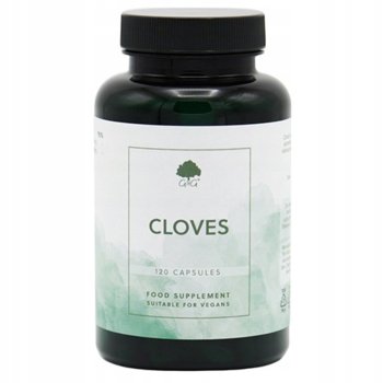 Suplement diety, G&G, Cloves Goździki 500mg, 120 kaps. - G&G