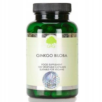 Suplement diety, G&G, Ginkgo Biloba, 120 kaps. - G&G