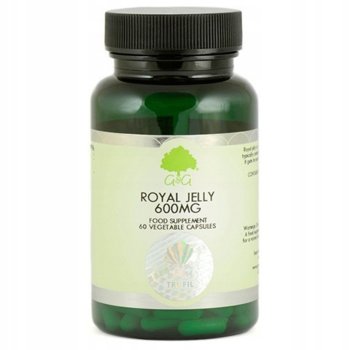 Suplement diety, G&G, Royal Jelly Mleczko Pszczele 600mg, 60 kaps. - G&G