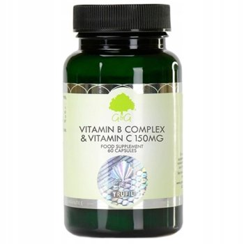 Suplement diety, G&G, Witaminy B kompleks + Witamina C, 60 kaps. - G&G