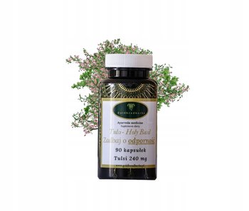 Suplement diety, Goldbrudherbs, Tulsi, Odporność/Covid/Kaszel/Zatoki, 90 Kaps. - Goldbrudherbs