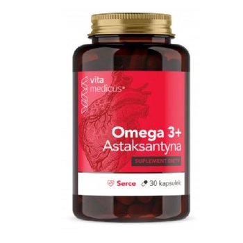 Suplement diety, Herbamedicus, Omega 3 + Astaksantyna Serce, 30 kaps. - Herbamedicus