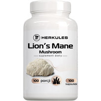 Suplement diety, Herkules Lion's Mane Mushroom, 100 kaps. Herkules