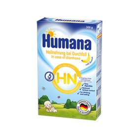 Suplement diety, Humana HN, mleko modyfikowane w proszku, do stosowania przy biegunkach, 300 g - Humana