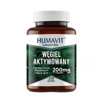 Suplement diety, HUMAVIT Węgiel aktywowany, 20 kapsułek