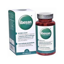 Suplement diety, Ibesan, Tabletki na problemy z jelitami, 60 kaps.