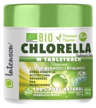 Suplement diety, Intenson, Bio Chlorella 100%, 200 tab. - Intenson