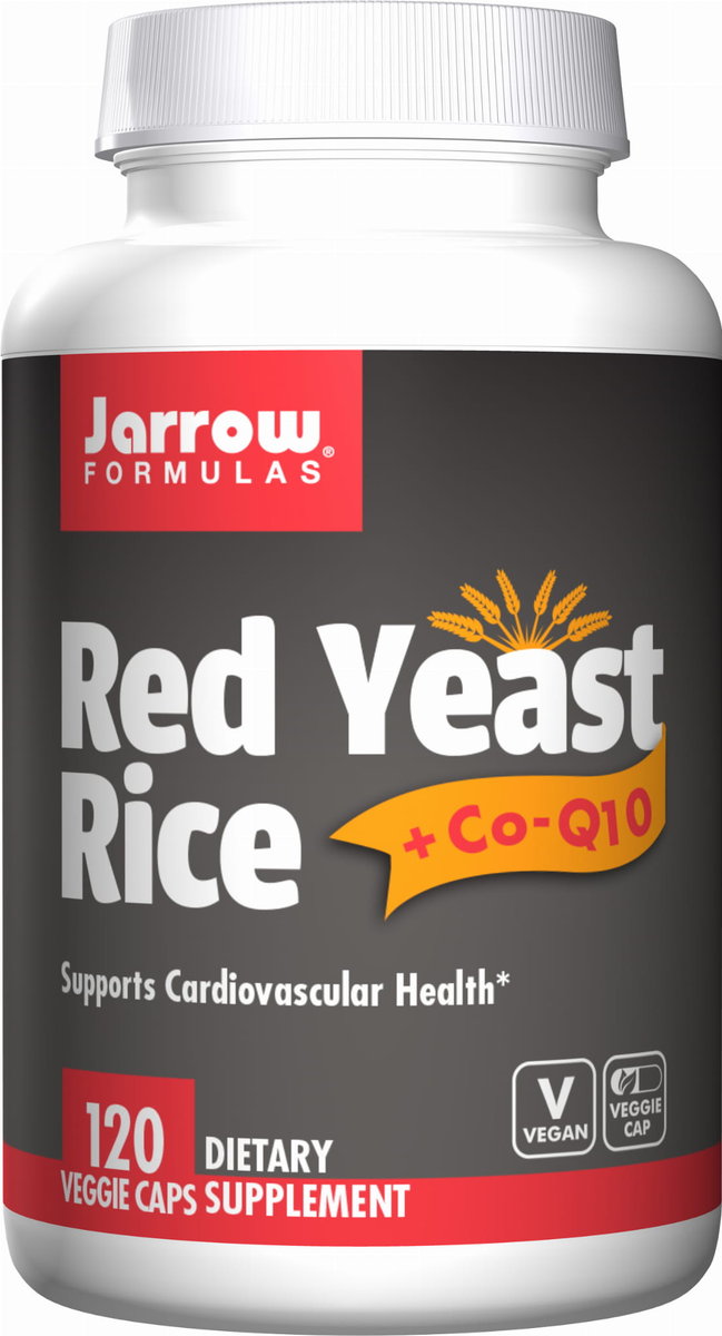 Suplement diety, Jarrow Formulas Red Yeast Rice + CoQ10 Drożdże z