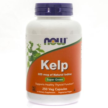 Suplement diety Kelp (Jod) NOW FOODS, 325 mcg, 250 kapsułek - Now Foods