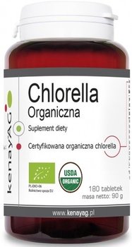 Suplement diety, Kenay Chlorella Organiczna 180 Kapsułek - Kenay