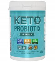 Suplement diety, KETO PROBIOTIX : Olej MCT, Niacyna, Białko, Witamina B6 || 120g
