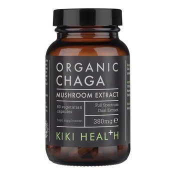 Suplement diety, Kiki Health, Chaga Mushroom Extract, 60 kaps. - Inna marka