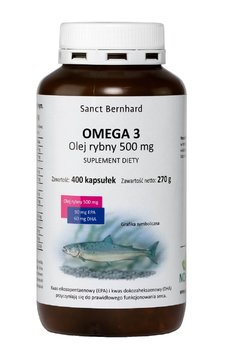 Suplement diety, Kräuterhaus Sanct Bernhard Kg, Omega 3 Olej Rybny 500 Mg, 400 - Inna marka