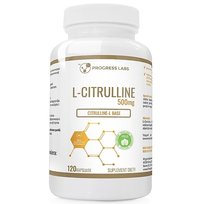 Suplement diety, L-Citrulline 500mg, 120kaps. Progress Labs