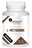 Suplement diety, L-Methionine 500 mg Aliness 100 vege kaps. Aliness