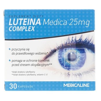 Suplement diety, Luteina Complex MEDICALINE, 25 mg, 30 kapsułek - MedicaLine