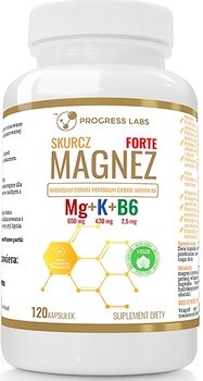 Suplement diety, Magnez Forte + Witamina B6 + Potas Skurcze X120 - Progress Labs