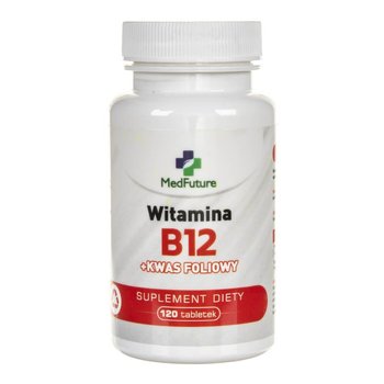 Suplement diety, MedFuture, Witamina B12 + kwas foliowy, 120 tabletek - MedFuture