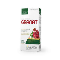 Suplement diety, Medica Herbs, Granat, Układ krążenia, 520 mg