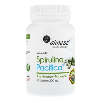 Suplement diety MEDICALINE Aliness Spirulina Hawajska Pacyfica® 500 mg, 90 tabletek - MedicaLine