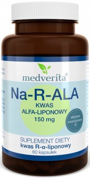 Suplement diety, Medverita Na-R-Ala, Kwas Alfa-liponowy 150 mg, 60 kaps. - Medverita
