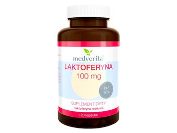 Suplement diety, Medverita, Witaminy i minerały, Laktoferyna 100 Mg, 120 kaps. - Medverita