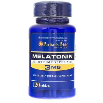 Suplement diety Melatonina PURITAN'S PRIDE, 120 tabletek - Puritan's Pride