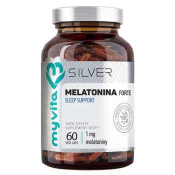 Suplement diety, Myvita Silver Melatonina Forte 60 kap - MYVITA SILVER
