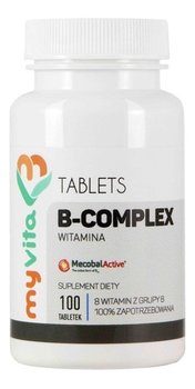 Suplement diety, MyVita, Witamina B-Complex, 100 tabletek - MyVita