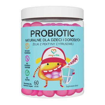 Suplement diety, MyVita Żelki Probiotic z pektyny cytrusowej 60 sztuk - MyVita
