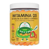 Suplement diety, MyVita Żelki Witamina D3 z pektyny cytrusowej 60 sztuk MyVita