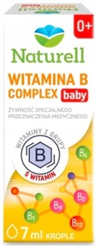 Suplement diety, Naturell Witamina B Complex Baby, krople, 7 ml - USP Zdrowie