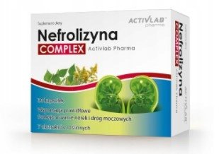 Suplement diety, Nefrolizyna, Complex, Nerki i drogi moczowe, 30 kaps. - Activlab Pharma