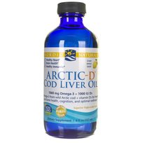 Suplement diety, Nordic Naturals, Olej z wątroby dorsza arktycznego z witaminą D, 237 ml
