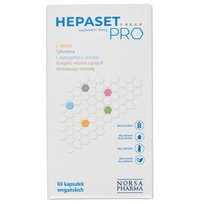 Suplement diety, Norsa Pharma, Hepaset PRO, 60 kaps.