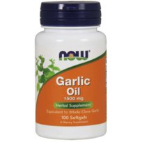 Suplement diety, NOW FOODS Garlic Oil  Olej z Czosnku 3mg 100 kaps