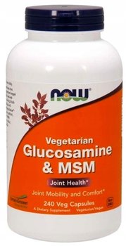 Suplement diety, Now Foods, Glucosamine&MSM Glukozamina, 240 kaps - Now Foods