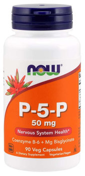 Suplement diety, Now Foods, P-5-P 50 Mg, Witamina B6, 90 - Now Foods
