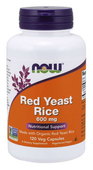 Suplement diety, Now Foods, Red Yeast Rice 600 Mg, 120 Kapsułek - Now Foods