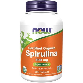 Suplement diety, NOW FOODS Spirulina 500mg 200 tabl - Now Foods