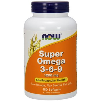 Suplement diety, Now Super Omega 3-6-9 1200mg 180caps - Now Foods