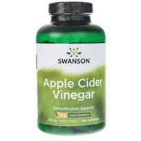 Suplement diety, Ocet jabłkowy Apple Cider Vinegar SWANSON 625 mg, 180 kapsułek Swanson