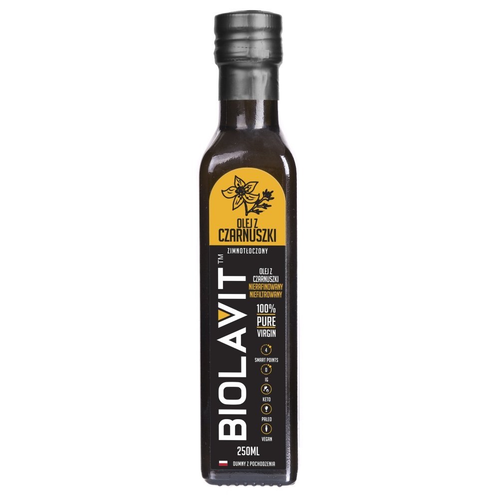 Suplement diety, Olej z czarnuszki BIOLAVIT, 250 ml