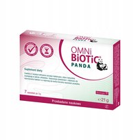 Suplement diety, OMNi-BiOTiC® Panda - 7sasz.*3g – probiotyk dla kobiet w ciąży i dzieci od 1. dnia