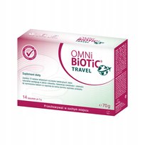 Suplement diety, OMNI-BIOTIC® Travel - 14 sasz.*5g - probiotyk dla podróżujących, wsparcie jelit w podróży
