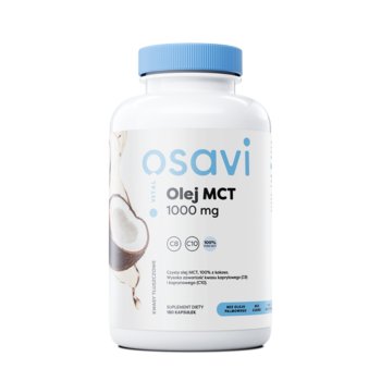 Suplement diety, Osavi Olej MCT 1000 mg 180 kapsułek - Osavi