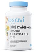 Suplement diety, Osavi - Olej z Wiesiołka z Witaminą A i E, 1800mg, 180 kapsułek miękkich - Osavi