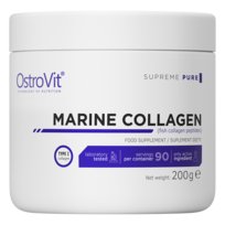 Suplement diety, Ostrovit Kolagen Morski 200G Skóra Włosy Paznokcie OstroVit